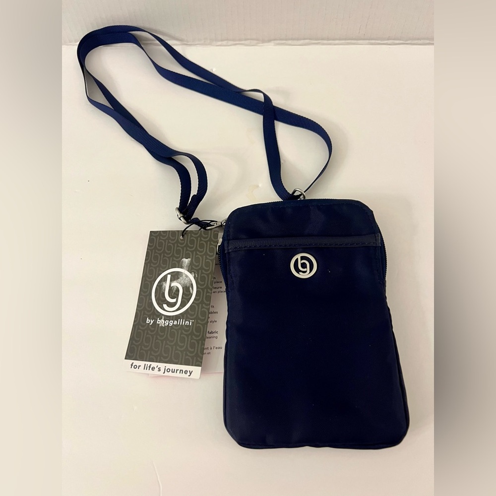 Baggallini Navy Blue Arlington Mini Crossbody Bag
